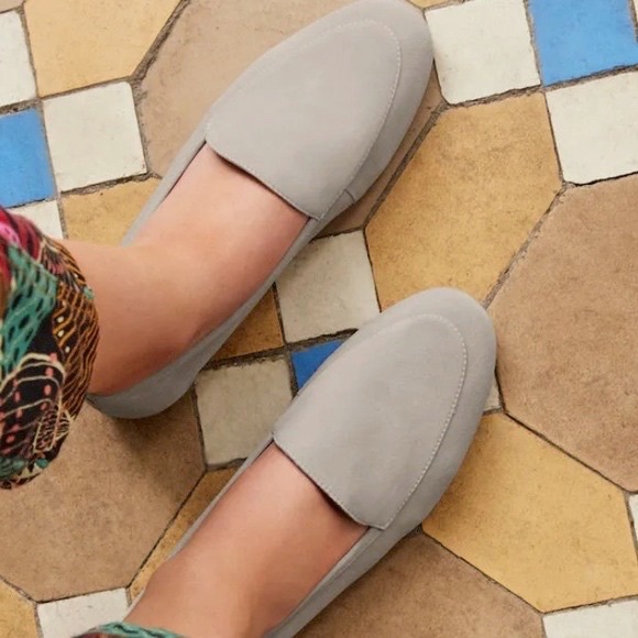 Birdies Shoes - Birdies The Vesper Light Stone Gray Loafer Slip On Shoes 8